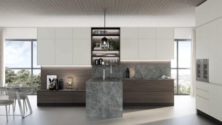 POLYLAMINATE BONE I 254 AND ANTHRACITE OAK I 299